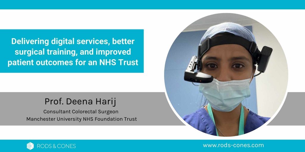 Delivering digital services, better surgical training, and improved patient outcomes for a NHS Trust
