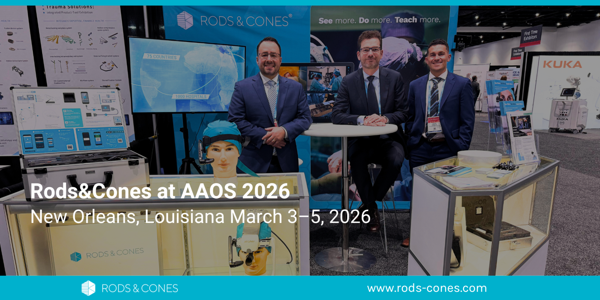 Rods&Cones at AAOS 2026 — Booth 647Rods&Cones at AAOS 2026